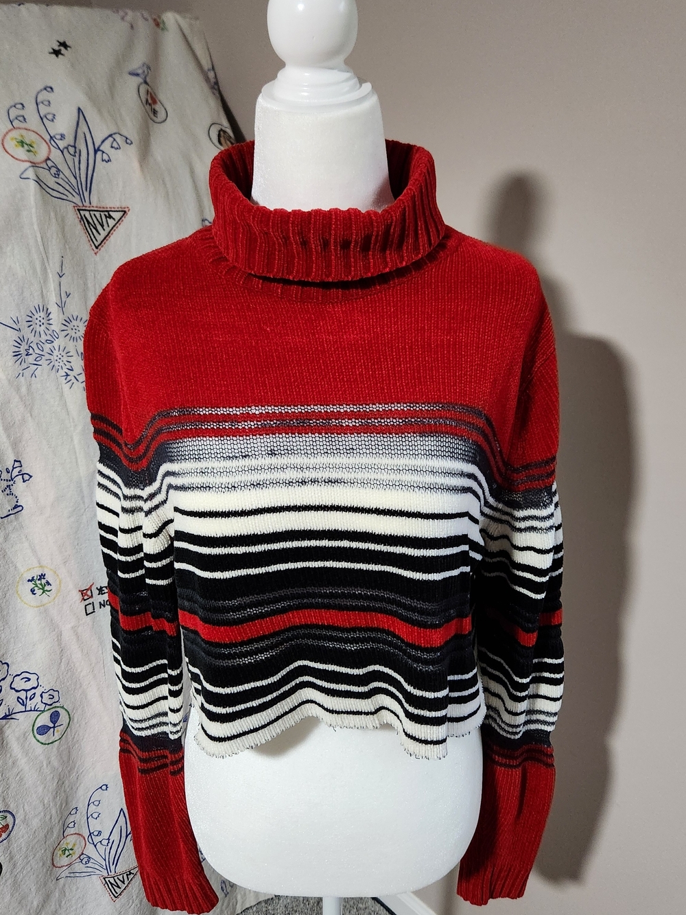 Carolyn Taylor Cropped Turtleneck Sweater